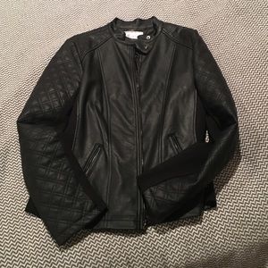 Kenzie Moto Jacket. Black. Large.